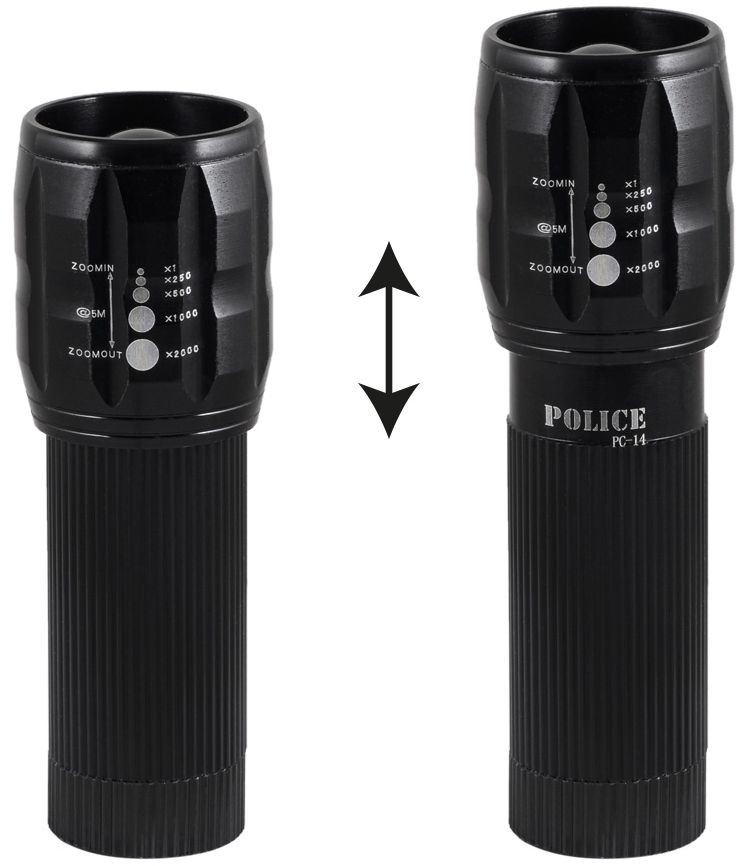 Police Pc-14 Pilli Zoomlu El Feneri